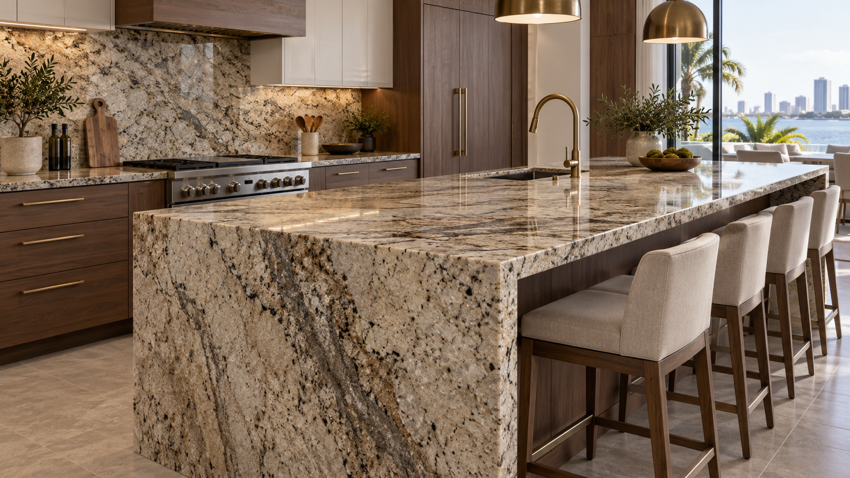 Granite Countertops by Bay Crown Cabinetry